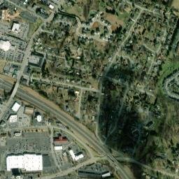 Princeton Hills Tennessee High Resolution Satellite Map