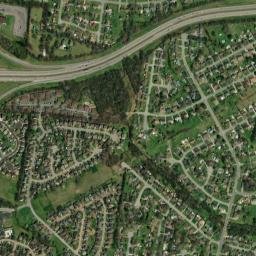 Raintree Estates Tennessee High Resolution Satellite Map