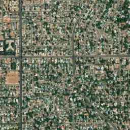 1444 S County Center Dr Visalia CA High Resolution Satellite Map