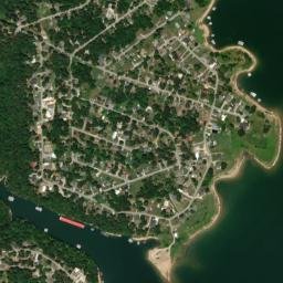 Beaver Shores Arkansas High Resolution Satellite Map