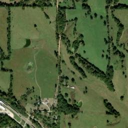 Bergman Arkansas High Resolution Satellite Map