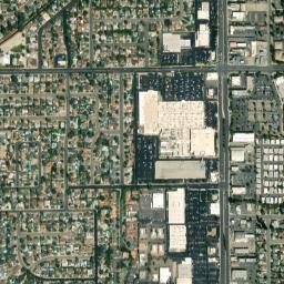 W Beech Ave Visalia California High Resolution Satellite Map