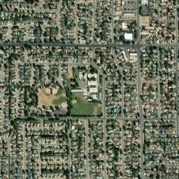 311 W Walnut Ave Visalia CA 93277 High Resolution Satellite Map