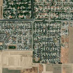 3931-3939 E Hillcrest Ave Visalia CA High Resolution Satellite Map