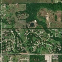20857 South 4120 Road Claremore OK High Resolution Satellite Map