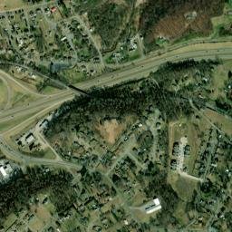 Georgia Terrace Tennessee High Resolution Satellite Map