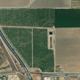 Midvalley California High Resolution Satellite Map
