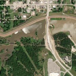 318 South Broadway Street, Cleveland, OK High Resolution Satellite Map