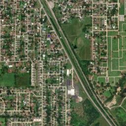 302-308 Fry Place Claremore OK High Resolution Satellite Map