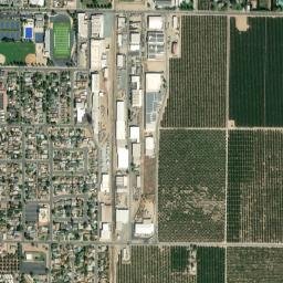 702 E Cedar St Exeter CA 93221 High Resolution Satellite Map