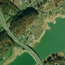 Crosby Tennessee High Resolution Satellite Map