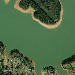 Lakeshore Estates Tennessee High Resolution Satellite Map