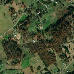 Hyatt Acres Tennessee High Resolution Satellite Map