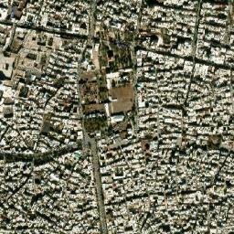 Qazvin map(satellite map)