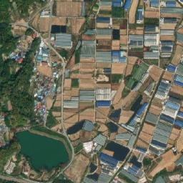 Okcheon-gun map(satellite map)