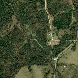 Wild Cherry Arkansas High Resolution Satellite Map