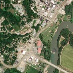 Pocahontas map(satellite map)