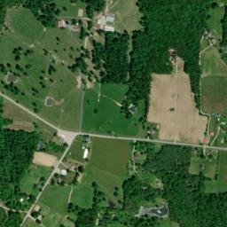 Banner Springs Tennessee High Resolution Satellite Map