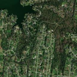 Woodlake Tennessee High Resolution Satellite Map