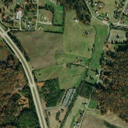 Mulberry Acres Tennessee High Resolution Satellite Map