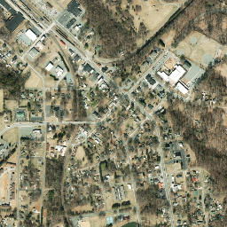 Rural Hall map(satellite map)