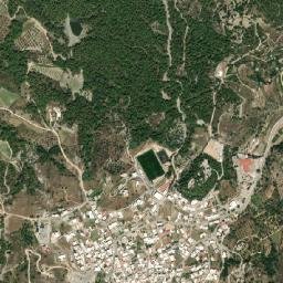 Émponas map(satellite map)