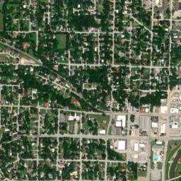 701-723 West Central Avenue Harrison AR High Resolution Satellite Map