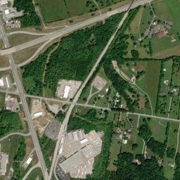 Martha Tennessee High Resolution Satellite Map