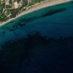Satellite view of Paleopoli Beach