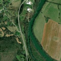 Bluff Creek Tennessee High Resolution Satellite Map