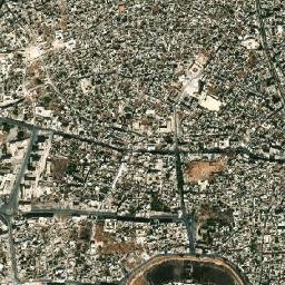 Aleppo map(satellite map)