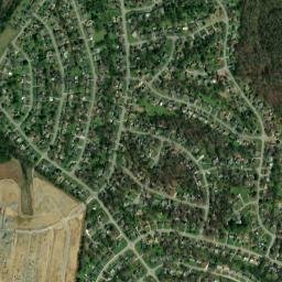 Hermitage Hills Tennessee High Resolution Satellite Map