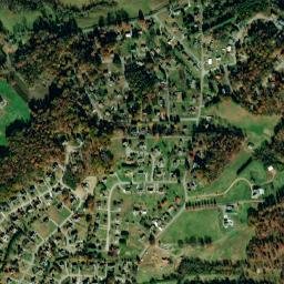 Rambling Hills Tennessee High Resolution Satellite Map