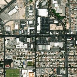 North Las Vegas map(satellite map)