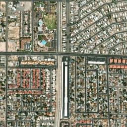 5841 Rio Mariel Drive, Las Vegas, NV 89156 High Resolution Satellite Map