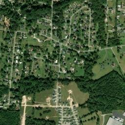 Candyland Estates Tennessee High Resolution Satellite Map