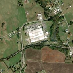 Afton Tennessee High Resolution Satellite Map