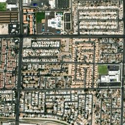 4421-4521 E Van Buren Ave Las Vegas High Resolution Satellite Map