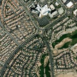 729 N Town Center Dr Las Vegas NV High Resolution Satellite Map
