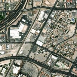 Las Vegas map(satellite map)