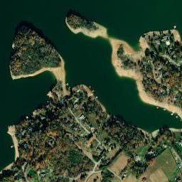 Wilderness Shores Tennessee High Resolution Satellite Map