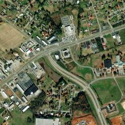 Smokerise Tennessee High Resolution Satellite Map