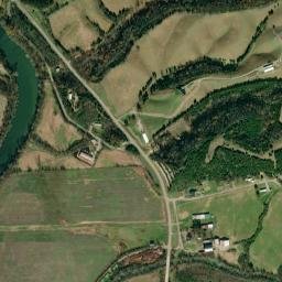 Creek Store Tennessee High Resolution Satellite Map