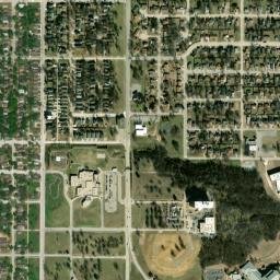 500-598 East King Street Tulsa OK High Resolution Satellite Map