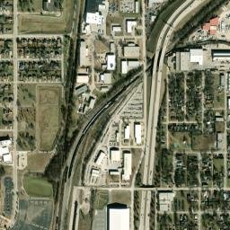 1225 N Lansing Ave Tulsa OK 74106 High Resolution Satellite Map