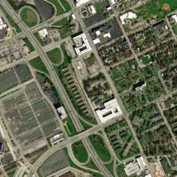 East Nashville Tennessee High Resolution Satellite Map