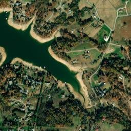 Patterson Hills Tennessee High Resolution Satellite Map