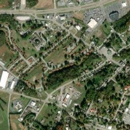 Highland Hills Tennessee High Resolution Satellite Map