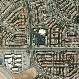 11945 West Charleston Boulevard Las Vegas High Resolution Satellite Map