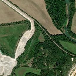 Hogan Arkansas High Resolution Satellite Map